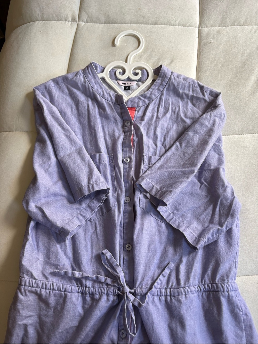 The Kit Issa Jumpsuit - Lilac Cut Paper - Size 2 - Picture 6 of 10